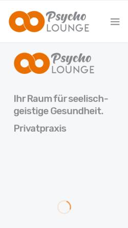 Vorschau der mobilen Webseite psycho-lounge.com, Psycho Lounge