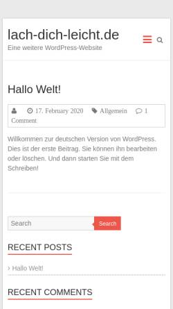 Vorschau der mobilen Webseite www.lach-dich-leicht.de, William Drucks
