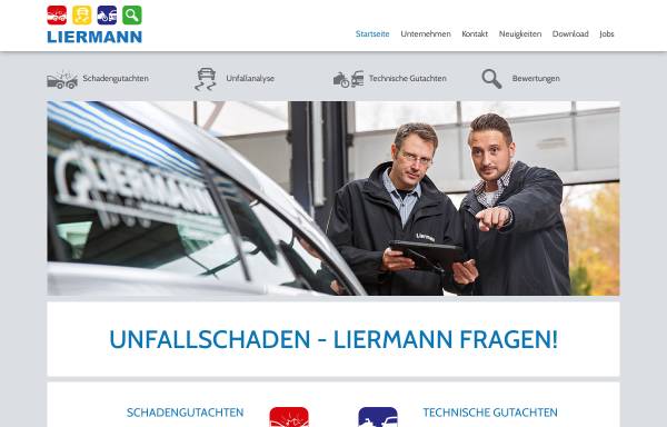 Vorschau von www.sv-liermann.de, Sachverständigen- und Ingenieurbüros Liermann GmbH & Co KG