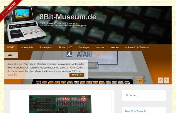 Vorschau von 8bit-museum.de, 8bit-Museum, Stephan Slabihoud