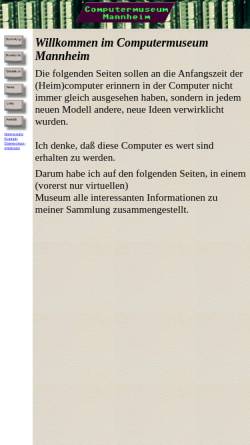 Vorschau der mobilen Webseite www.computermuseum-mannheim.de, Computermuseum Mannheim
