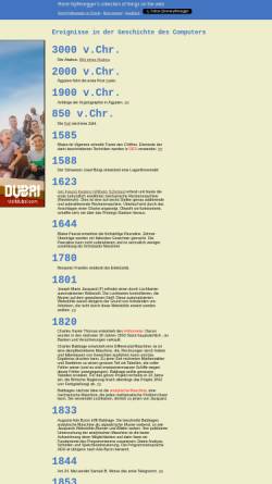Vorschau der mobilen Webseite www.adp-gmbh.ch, Ereignisse in der Geschichte des Computers