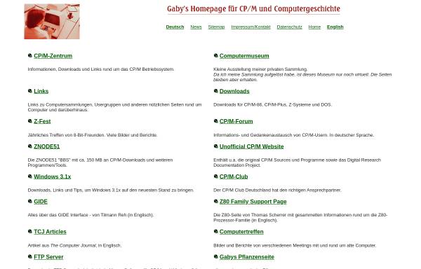 Gabys Homepage