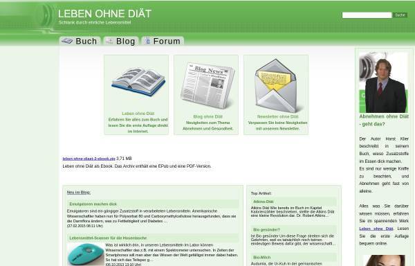 Vorschau von www.leben-ohne-diaet.de, Leben ohne Diät