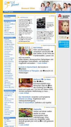 Vorschau der mobilen Webseite www.portalgesund.de, PORTALgesund