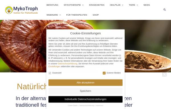 Vorschau von www.heilenmitpilzen.de, MykoTroph AG