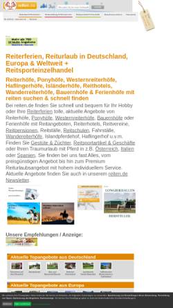 Vorschau der mobilen Webseite www.reiten.de, Reiten.de