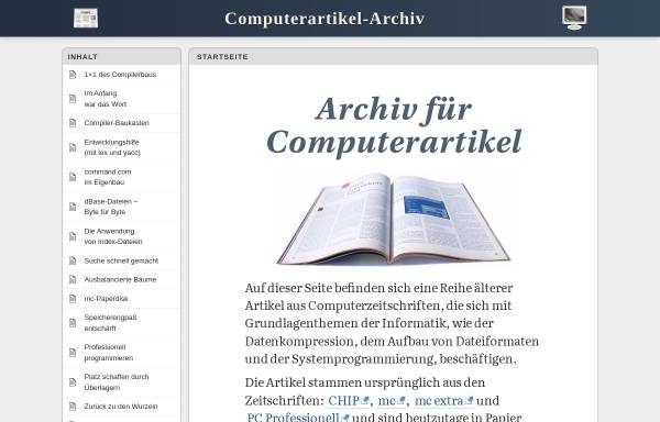 Computerartikel-Archiv