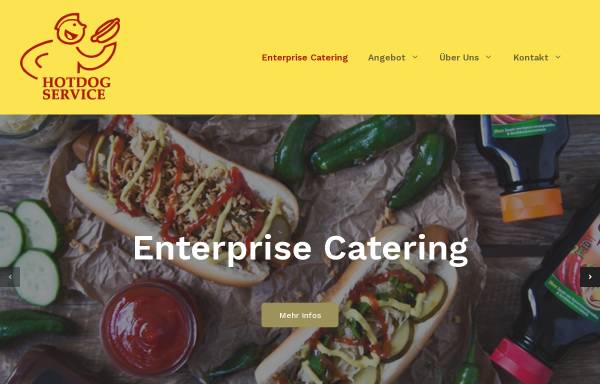 Vorschau von www.hotdogservice.de, Enterprise Hotdog Catering