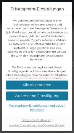 Vorschau der mobilen Webseite www.avio-catering.de, Live-Style Eventservice & Catering