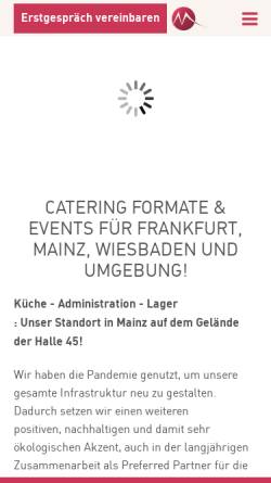 Vorschau der mobilen Webseite messerich-catering.de, Messerich Catering
