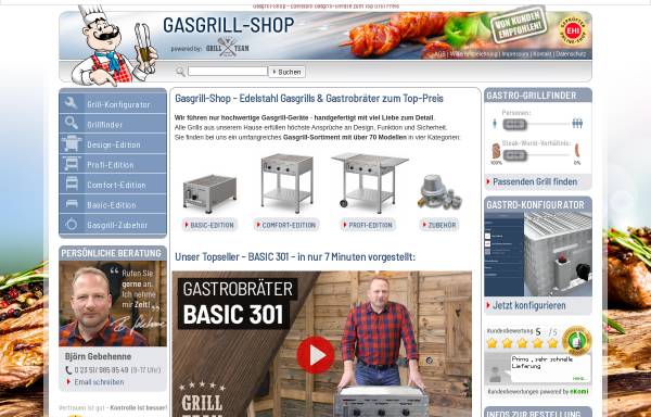 Vorschau von www.gasgrill-shop.com, Gasgrill-Shop, Christian Lück