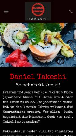 Vorschau der mobilen Webseite www.sushitakeshi.de, Takeshi - Sushi Bar