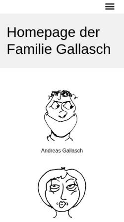Vorschau der mobilen Webseite www.gallasch.info, Gallasch, Andreas