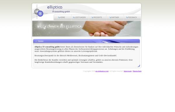 Vorschau von www.elliptica.de, Elliptica IT-Consulting GmbH