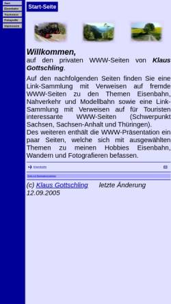 Vorschau der mobilen Webseite www.klaus-gottschling.de, Gottschling, Klaus