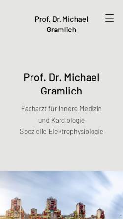 Vorschau der mobilen Webseite www.michael-gramlich.de, Gramlich, Michael