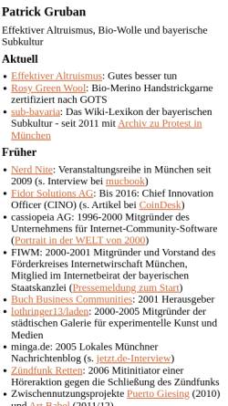 Vorschau der mobilen Webseite www.gruban.de, Gruban, Patrick