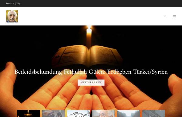 Vorschau von fgulen.com, Gülen, Fethullah