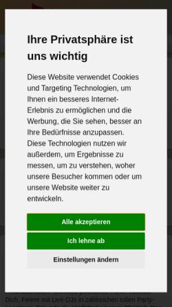 Vorschau der mobilen Webseite www.secretcity.de, SecretCity