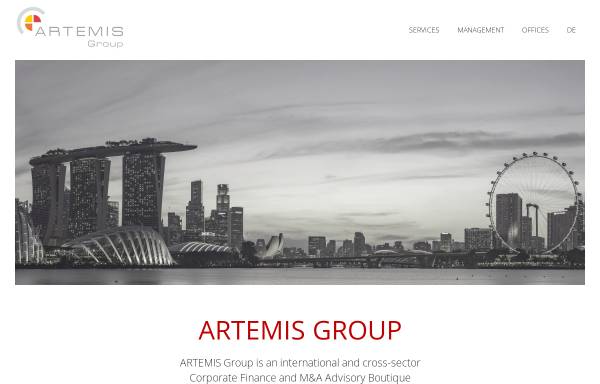 Vorschau von www.artemis-group.com, Artemis Advisory Services GmbH
