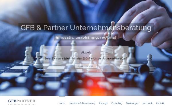 Vorschau von www.gfb-unternehmensberatung.at, GFB & Partner Unternehmensberatung GmbH & Co