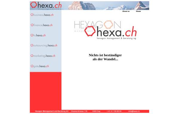 Vorschau von www.hexa.ch, Hexagon Management & Beratung AG
