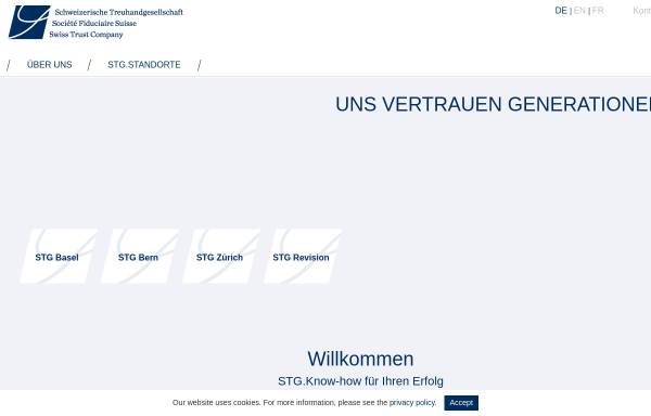 Vorschau von www.stg.ch, LGT Schweizerische Treuhandgesellschaft