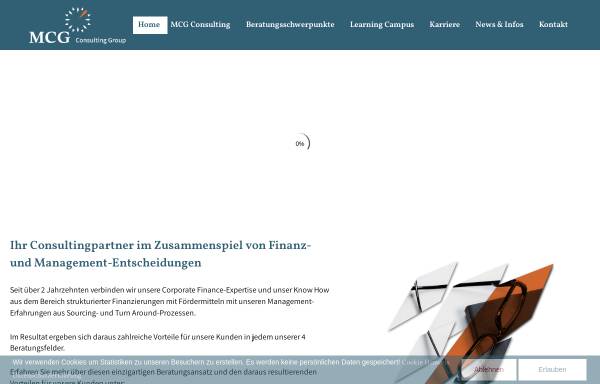 Vorschau von www.mcgconsulting.de, MCG Consulting Group Deutschland GmbH