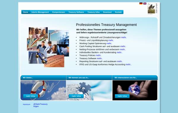 Vorschau von www.treasury-consulting.ch, Treasury Consulting - Thomas Stahr