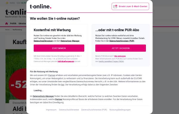 Vorschau von www.t-online-shop.de, Deutsche Telekom AG