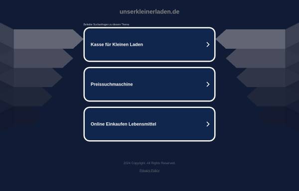 Vorschau von www.unserkleinerladen.de, IT2U GmbH
