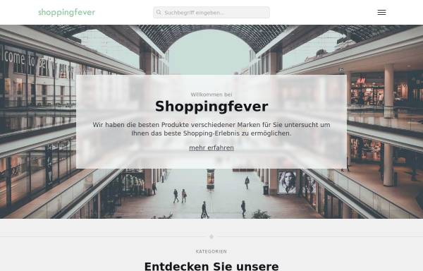 Vorschau von www.shoppingfever.de, Shoppingfever GbR