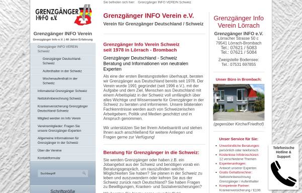 Vorschau von www.deutschland-schweiz.ch, Grenzgänger Info e.V.