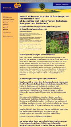 Vorschau der mobilen Webseite www.institut-baubiologie.de, Institut für Baubiologie und Geopathologie