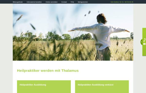 Vorschau von www.thalamus.de, Thalamus