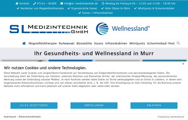 Vorschau von www.sl-medizintechnik.de, SL-Medizintechnik GmbH