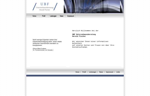 Vorschau von ubfconsulting.de, UBF Unternehmensberatung Harald Fischer