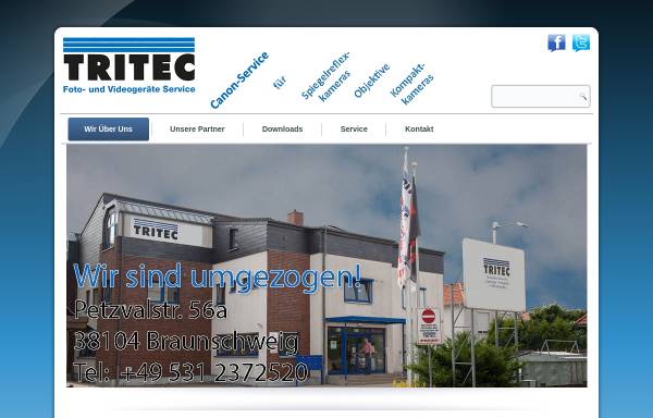 Vorschau von www.tritec-service.de, Tritec GmbH