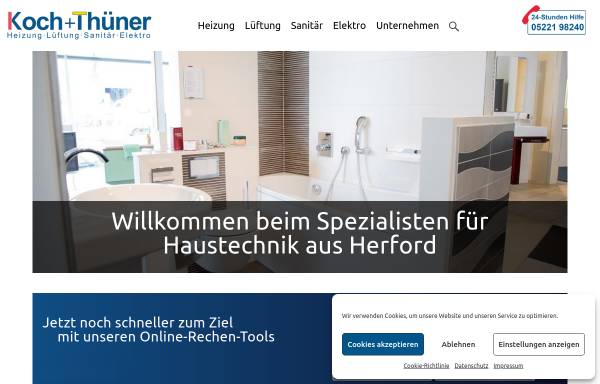 Vorschau von www.koch-thuener.de, Koch+Thüner GmbH