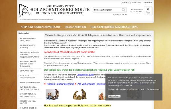 Vorschau von www.holzschnitzerei-nolte.de, Holzschnitzerei Nolte