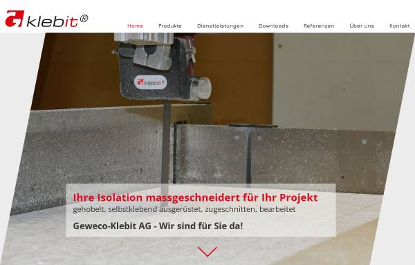 Vorschau von www.klebit.ch, Geweco AG