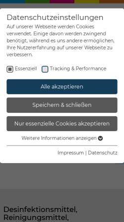 Vorschau der mobilen Webseite www.orochemie.de, Orochemie GmbH & Co. KG