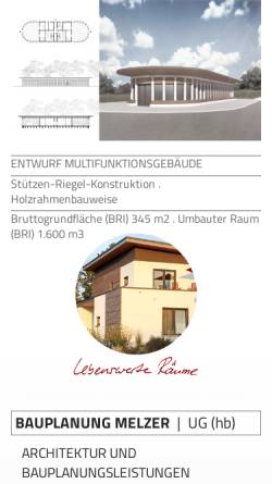Vorschau der mobilen Webseite www.utamelzer.de, Lebenswerte Räume