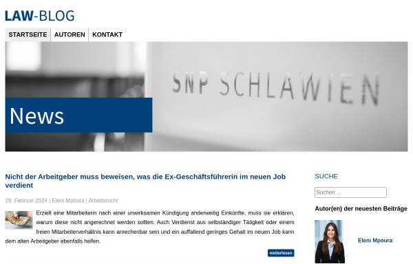 Vorschau von www.law-blog.de, Law-Blog