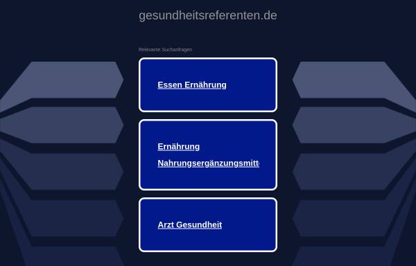 Gesundheitsreferenten