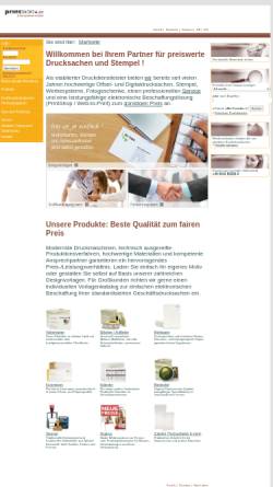 Vorschau der mobilen Webseite www.printshop24.de, AMDRE Visuelle Werbe-Handels-GmbH