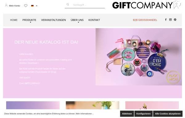 Vorschau von www.giftcompany.de, Gift Company