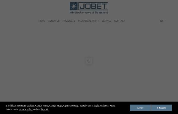 Vorschau von www.jobet.eu, Jobet Handels und Produktionsgesellschaft