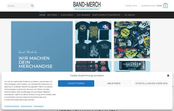 Vorschau von www.band-merch.de, Rock`N`Roll Love Merchandise